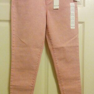Mid Rise Ankle Skinny FRAYED Jeans